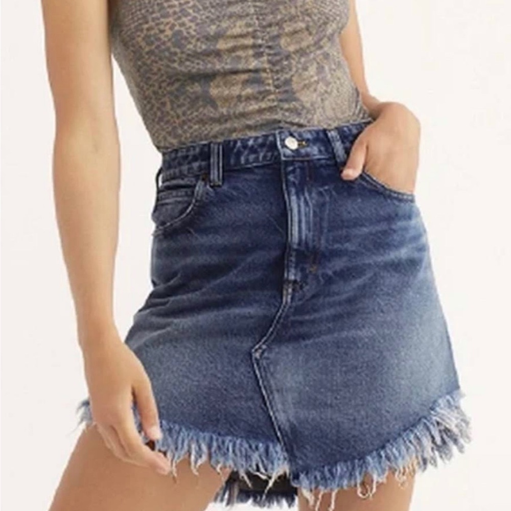 We The Free Bailey Denim Mini Skirt - Size 24